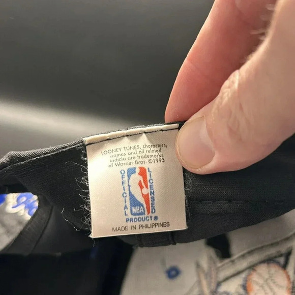 Vintage Orlando Magic Loony Tunes Hat Unisex Adjustable Black 1993 Snap Back - Picture 8 of 9